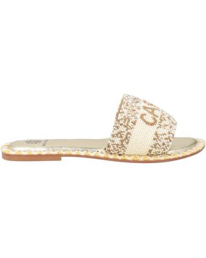 De Siena Sandals Textile Fibers - Natural
