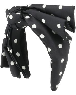 Red(V) Hair Accessory Textile Fibers - Black