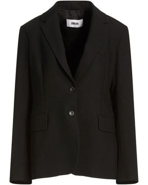 Grifoni Blazer Polyester, Virgin Wool, Elastane - Black