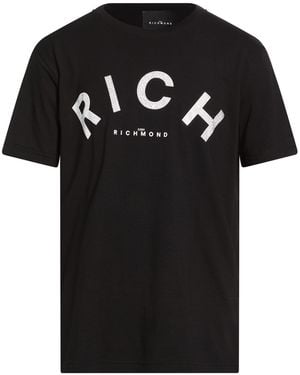 John Richmond T-Shirt Cotton, Elastane - Black