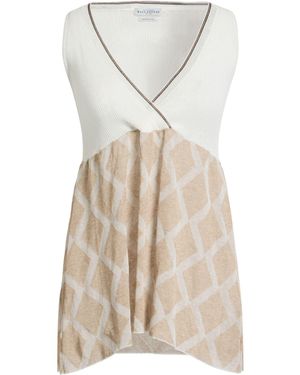 Ballantyne Ivory Top Cotton, Polyamide, Polyester, Viscose, Metallic Polyester - Natural