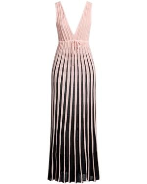 Jucca Blush Maxi Dress Viscose, Cotton, Polyester, Polyamide - White
