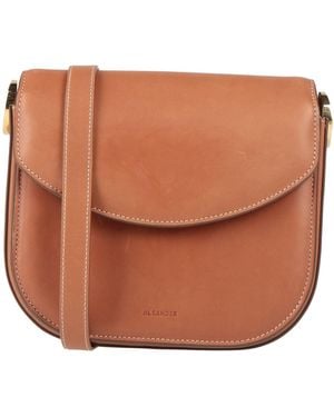 Jil Sander Cross-Body Bag Cow Leather - Brown