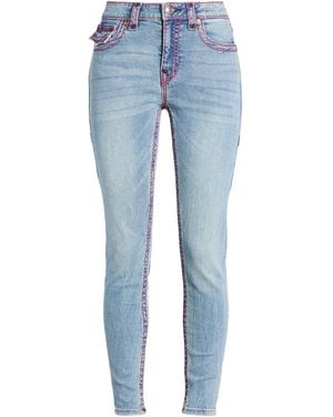 TRUE RELIGION Jeans Cotton, Polyester, Rayon, Elastane - Blue