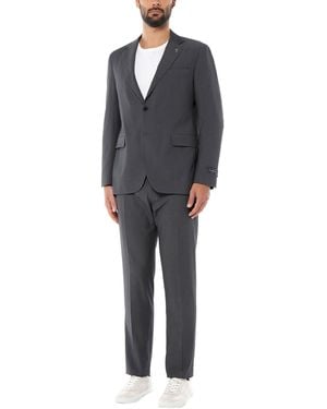 Tombolini Suit Virgin Wool, Cotton - Gray