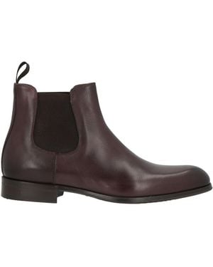 Sutor Mantellassi Chocolate Ankle Boots Leather - Brown