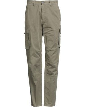 Solid Military Pants Cotton, Elastane - Green