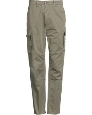 Solid Military Pants Cotton, Elastane - Green