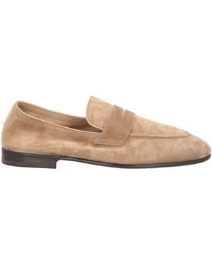 Brunello Cucinelli Camel Loafers Leather - Natural