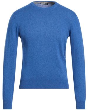 Andrea Fenzi Jumper Merino Wool, Viscose, Nylon, Cashmere - Blue