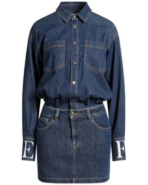 Elisabetta Franchi Mini Dress - Blue