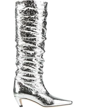 MSGM Boot Leather - White