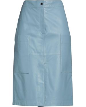Moorer Midi Skirt - Blue
