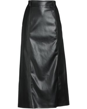 Alpha Studio Midi Skirt Polyester, Polyurethane Resin - Black