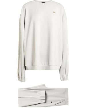 EA7 Light Tracksuit Viscose, Polyester, Elastane - White