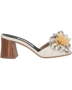 Kalliste Ivory Sandals Leather - Natural