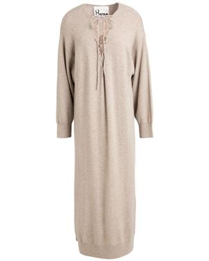 8pm Midi Dress - Natural