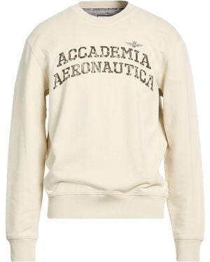Aeronautica Militare Sweatshirt Cotton - Natural