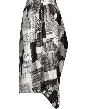 High Midi Skirt Polystyrene - Grey