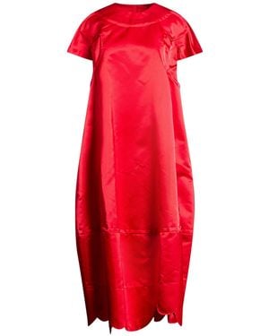 Comme des Garçons Midi Dress Polyester - Red