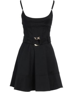 Pinko Mini Dress Wool, Polyester, Viscose, Elastane - Black