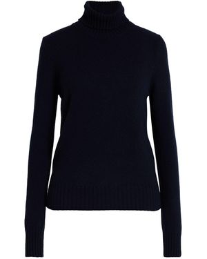 ROBERT SCOTT & SONS Midnight Turtleneck Wool, Cashmere - Blue