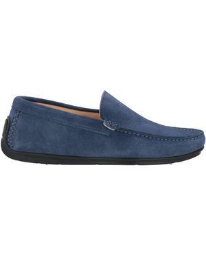 Borghese Loafers Leather - Blue