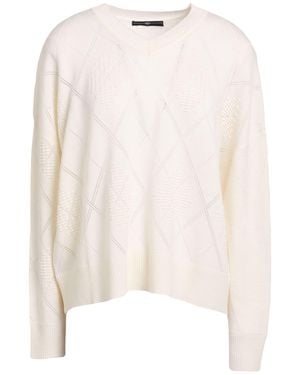 High Pullover - Weiß