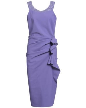 La Petite Robe Di Chiara Boni Vestido Midi - Morado