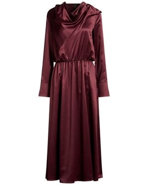 Pinko Maxi Dress Polyester - Purple