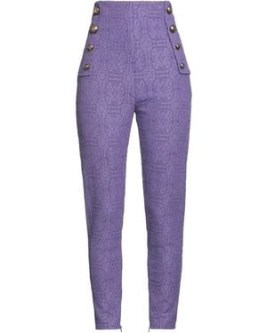 Elisabetta Franchi Trouser - Purple