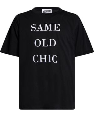 Moschino T-Shirt Cotton - Black