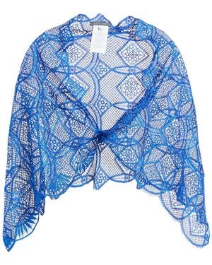 Alberta Ferretti Cape Silk - Blue
