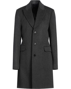 Paul Smith Lead Coat Wool, Cashmere - Black