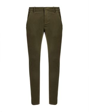 Dondup Military Pants Cotton, Elastane - Green