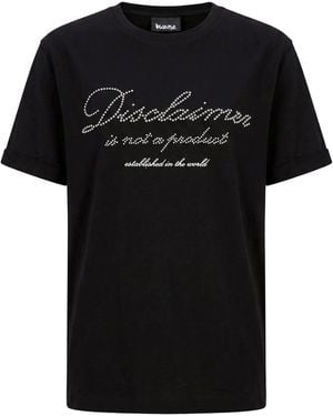 DISCLAIMER T-Shirt Cotton - Black