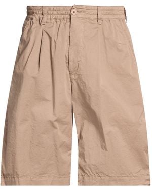 Paura Light Shorts & Bermuda Shorts Cotton, Elastane - Natural
