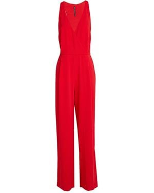Manila Grace Jumpsuit Polyester, Elastane - Red
