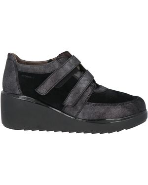 Stonefly Trainers Leather - Black