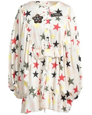 5 PROGRESS Mini Dress Polyester - White