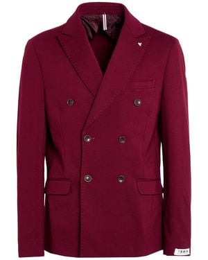 Berna Blazer Viscose, Polyamide, Eco Polyester - Red