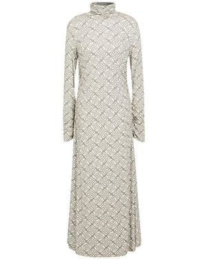 Beatrice B. Maxi Dress Viscose, Elastane - Gray
