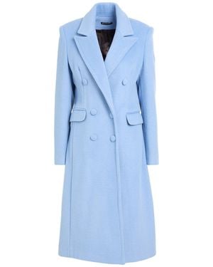 Cristinaeffe Sky Coat Polyester, Viscose - Blue