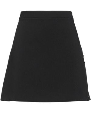 The Kooples Mini Skirt Polyester, Elastane, Lambskin - Black