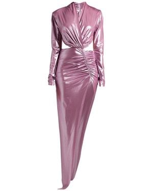 Genny Mauve Mini Dress Polyester, Elastane - Purple