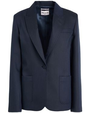 Paul & Joe Blazer Polyester, Viscose - Blue