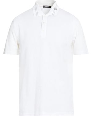 Versace Polo Shirt Cotton, Viscose, Polyester - White