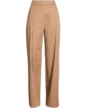 Grifoni Camel Pants Cotton, Elastane - Natural