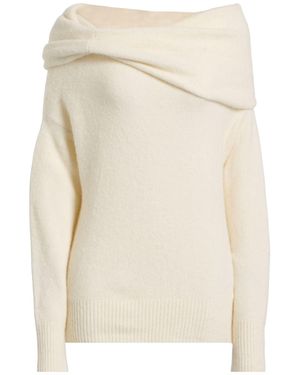 GIUSEPPE DI MORABITO Ivory Turtleneck Alpaca Wool, Polyamide, Merino Wool, Elastane - Natural