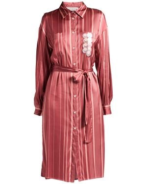 Shirtaporter Midi-Kleid - Rot